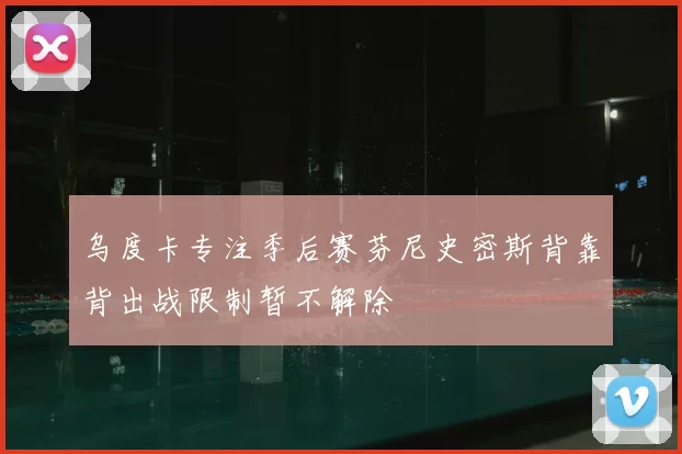 乌度卡专注季后赛芬尼史密斯背靠背出战限制暂不解除