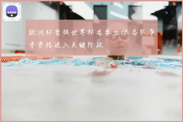 欧洲杯晋级世界杯名单出炉 各队争夺资格进入关键阶段