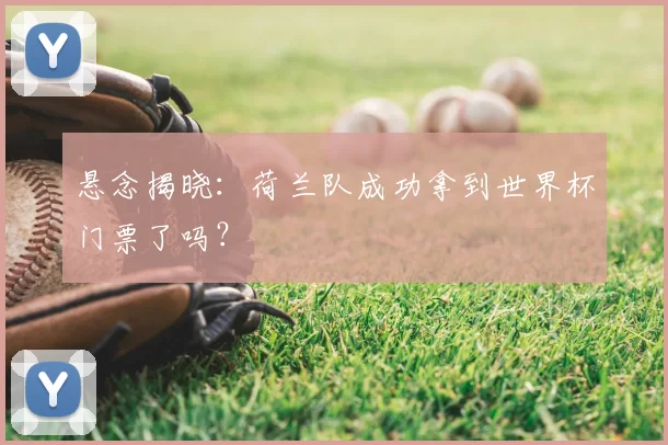 悬念揭晓：荷兰队成功拿到世界杯门票了吗？